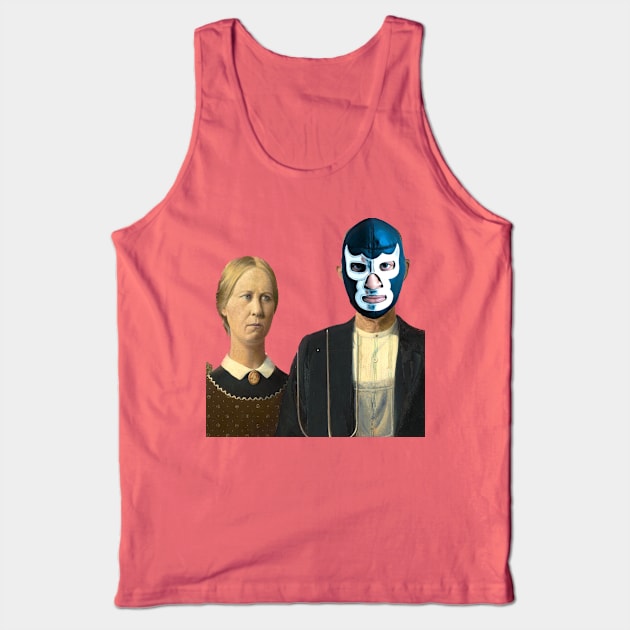 American gothic lucha libra Tank Top by ryanmpete